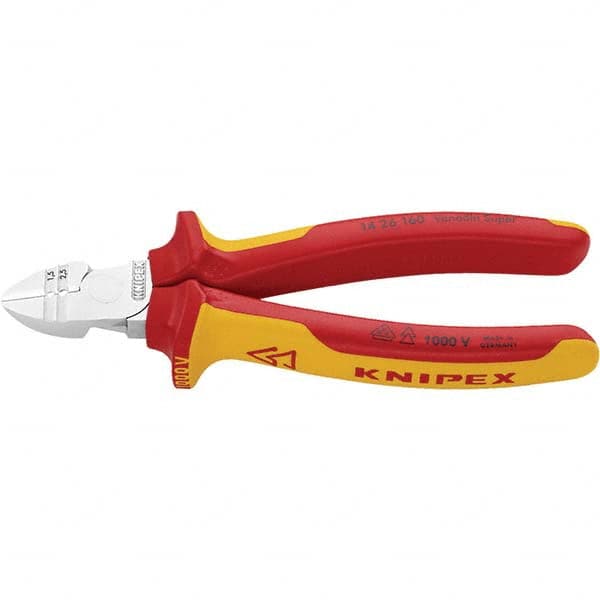 Knipex - Cutting Pliers Type: Diagonal Cutter w/Stripper Insulated: Insulated - Best Tool & Supply