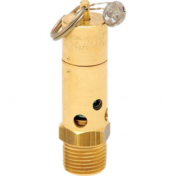 Control Devices - 1/2" Inlet, ASME Safety Valve - Best Tool & Supply