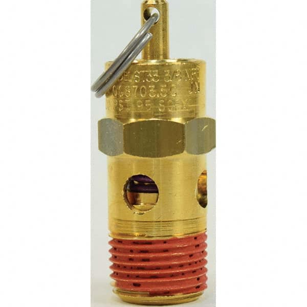 Control Devices - 3/8" Inlet, ASME Safety Valve - Best Tool & Supply