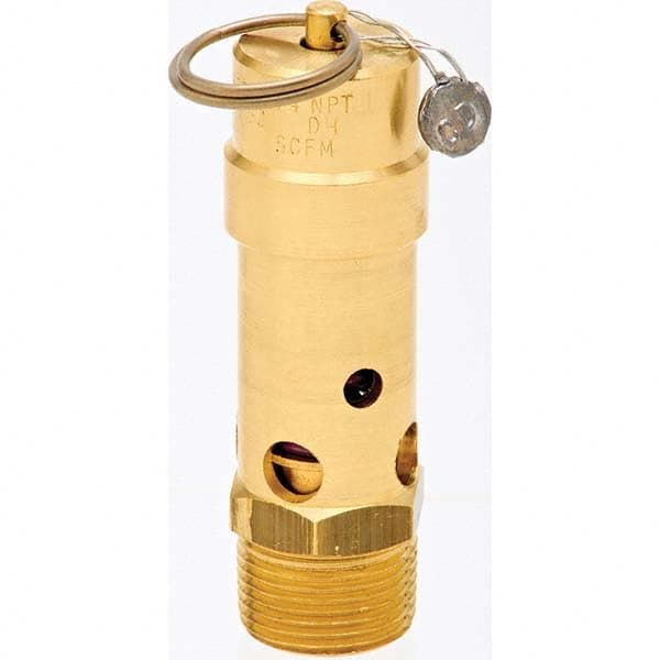 Control Devices - 3/4" Inlet, ASME Safety Valve - Best Tool & Supply