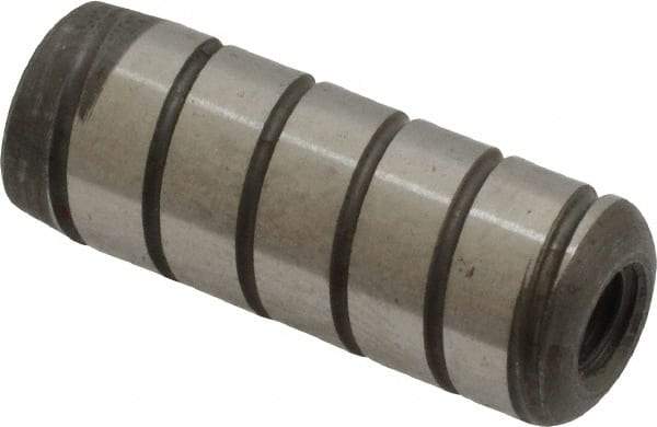 Holo-Krome - 3/8" Diam x 1" Pin Length 4000 Alloy Steel Pull Out Dowel Pin - Black Luster Finish, C 47-58 & C 60 (Surface) Hardness, 1 Beveled & 1 Threaded End - Best Tool & Supply