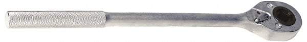 Proto - 3/4" Drive Pear Head Female Drive Ratchet - Chrome Finish, 20" OAL, 24 Gear Teeth, Standard Head - Best Tool & Supply