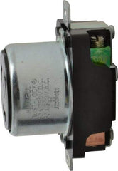 Hubbell Wiring Device-Kellems - 250 VDC, 600 VAC, 50 Amp, Self Grounding Receptacle - 3 Poles, 4 Wire, Female End, Black - Best Tool & Supply