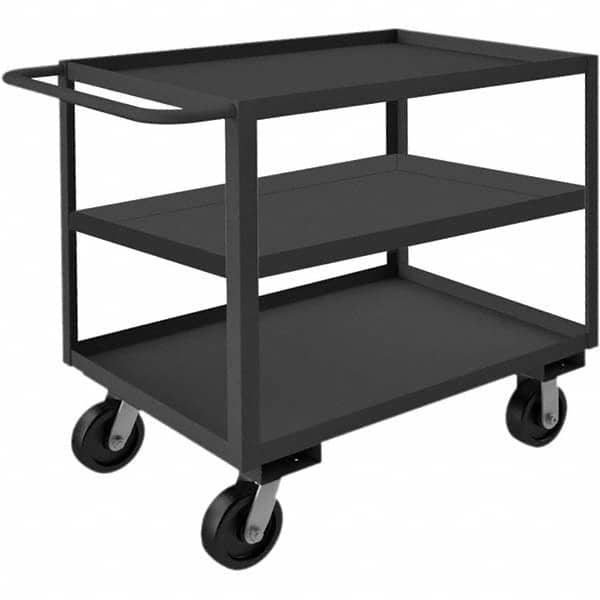 Durham - 3,000 Lb Capacity, 36-1/4" Wide x 66-1/4" Long x 48" High Service Cart - Best Tool & Supply