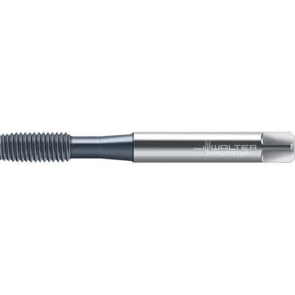 Walter-Prototyp - M8x1.25 DIN 2174 6HX 7.480 Thread Limit Semi-Bottoming Thread Forming Tap - Powdered Metal High Speed Steel, TiCN Finish, 90mm OAL, 12mm Thread Length, Right Hand Thread, Series TC420 - Best Tool & Supply