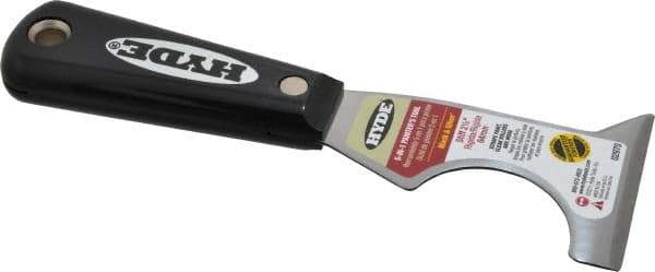 Hyde Tools - 2-1/2" Wide Carbon Steel Taping Knife - Stiff, Nylon Handle, 7-1/4" OAL - Best Tool & Supply