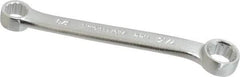 Proto - 3/8" x 7/16" 12 Point Box Wrench - Double End, 37/64" Head Diam x 19/64" Head Thickness, 4-5/8" OAL, Steel, Satin Finish, 15° Offset - Best Tool & Supply