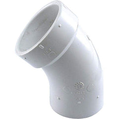 Plastic Pipe Fittings; Fitting Type: Street Elbow; Fitting Size: 2 in; Material: PVC; End Connection: Spig x Hub; Color: White; Schedule: 40