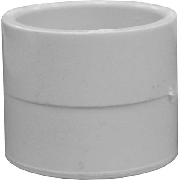 Plastic Pipe Fittings; Fitting Type: Coupling; Fitting Size: 2 in; Material: PVC; End Connection: Hub x Hub; Color: White