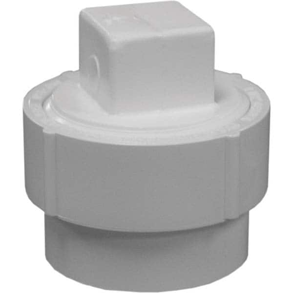 Jones Stephens - Drain, Waste & Vent Pipe Fittings Type: Cleanout Adapter w/Plug Fitting Size: 4 (Inch) - Best Tool & Supply