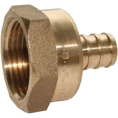 Brass Pipe Female Adapter: 1/2 x 3/4″ Fitting, PEX x FIP, Lead Free