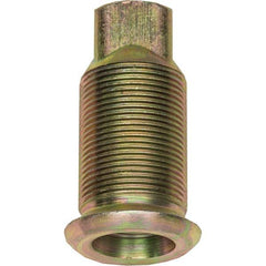 Wheel Nuts; Type: Capped Wheel Nut; Thread Size: 1/8-16; For Use With: Truck and Fleet; Hex Size: 1-1/18; Finish/Coating: Yellow Dichromate Zinc; For Use With: Truck and Fleet