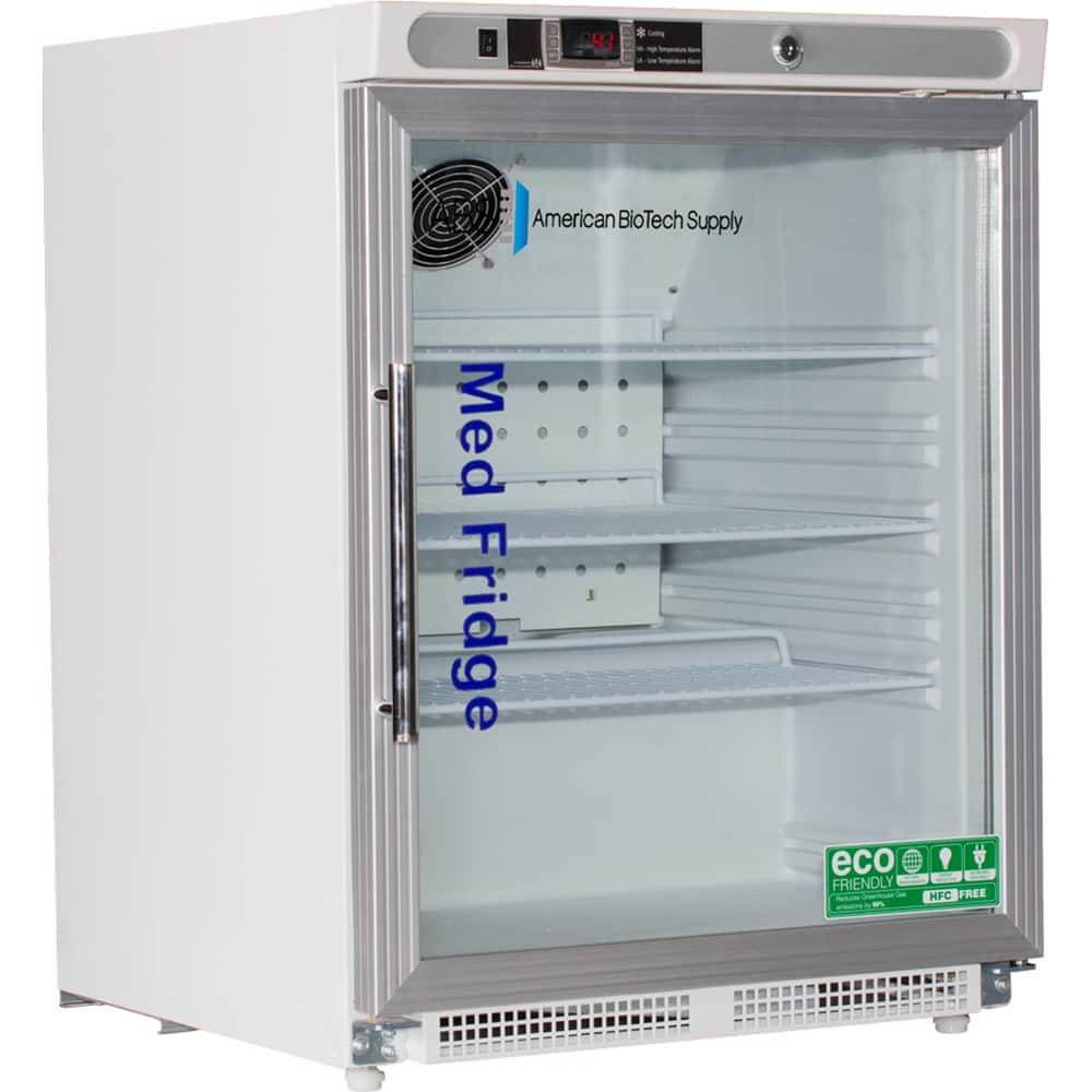 American BioTech Supply - Laboratory Refrigerators and Freezers Type: Pharmacy Refrigerator Volume Capacity: 4.6 Cu. Ft. - Best Tool & Supply