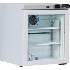 American BioTech Supply - Laboratory Refrigerators and Freezers Type: Controlled Room Temperature Cabinet Volume Capacity: 1 Cu. Ft. - Best Tool & Supply