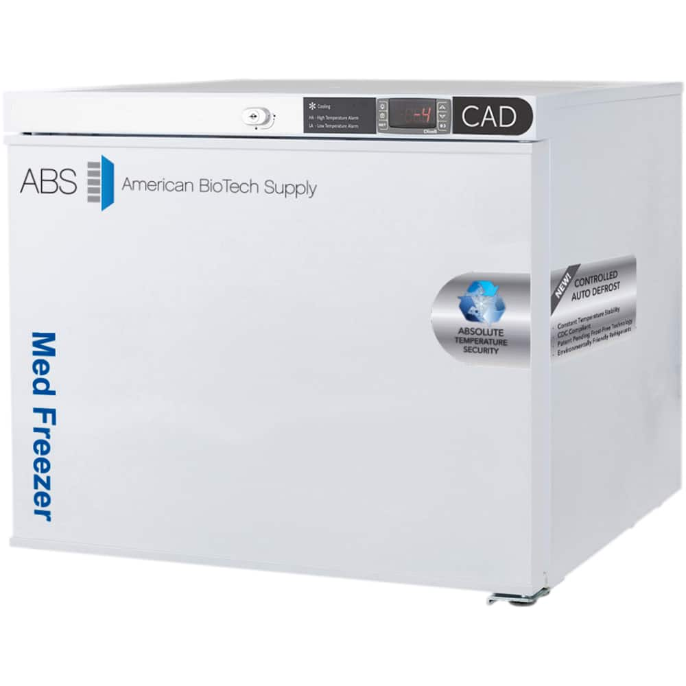 American BioTech Supply - Laboratory Refrigerators and Freezers Type: Controlled Auto Defrost Freezer Volume Capacity: 1 Cu. Ft. - Best Tool & Supply