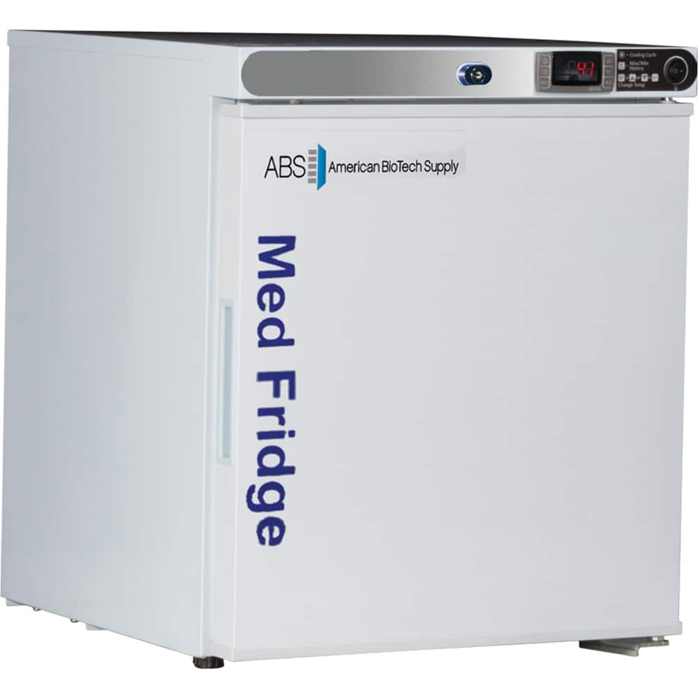 American BioTech Supply - Laboratory Refrigerators and Freezers Type: Pharmacy Refrigerator Volume Capacity: 1 Cu. Ft. - Best Tool & Supply