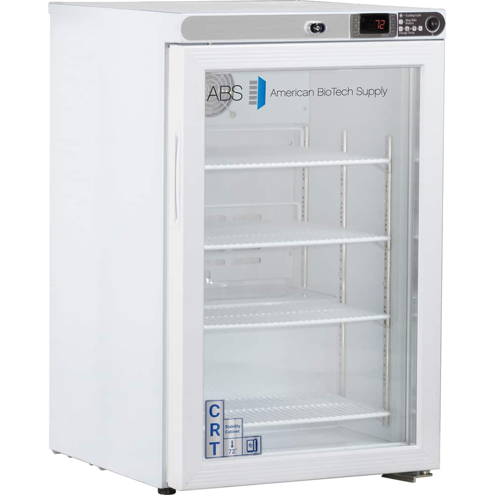 American BioTech Supply - Laboratory Refrigerators and Freezers Type: Controlled Room Temperature Cabinet Volume Capacity: 2.5 Cu. Ft. - Best Tool & Supply