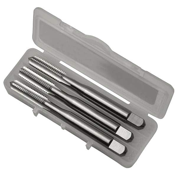 Greenfield Threading - Tap Sets Thread Size: #10-32 Number of Flutes: 4 - Best Tool & Supply