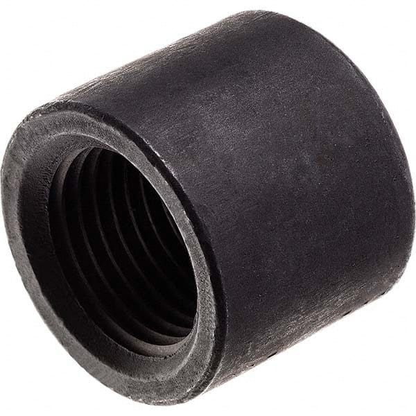 Black Half Coupling: 3/4″, Threaded Steel, Black Finish, Class 3000, ANSI/ASME B1.20.1, ANSI/ASME B16.11-MSS SP-83 & ASTM A105