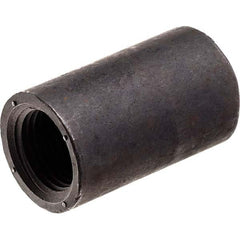 Black Coupling: 1/2″, Threaded Steel, Black Finish, Class 3000, ANSI/ASME B1.20.1, ANSI/ASME B16.11-MSS SP-83 & ASTM A105