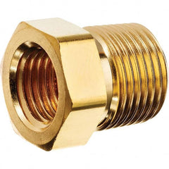 USA Sealing - 1/2 x 1/8" Brass Pipe Hex Bushing - Best Tool & Supply