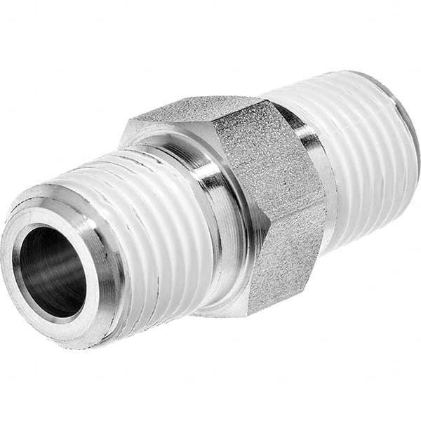 Pipe Hex Plug: 1/8″ Fitting, 316 Stainless Steel MNPT x MNPT, 9,400 psi