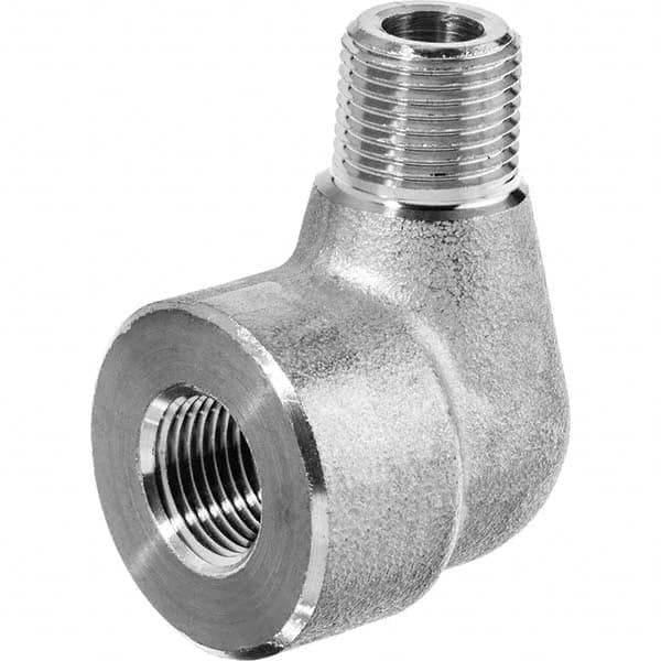 Pipe 90 ° Street Elbow: 1″ Fitting, 316 Stainless Steel FNPT x MNPT, Threaded, ASME B1.20.1, ASME B16.11-ANSI & ASTM A182-ANSI, 3,000 psi