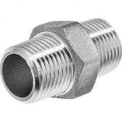 Pipe Hex Plug: 3/4″ Fitting, 304 Stainless Steel MNPT x MNPT, Threaded, ASME B1.20.1 & ASTM A351, 150 psi