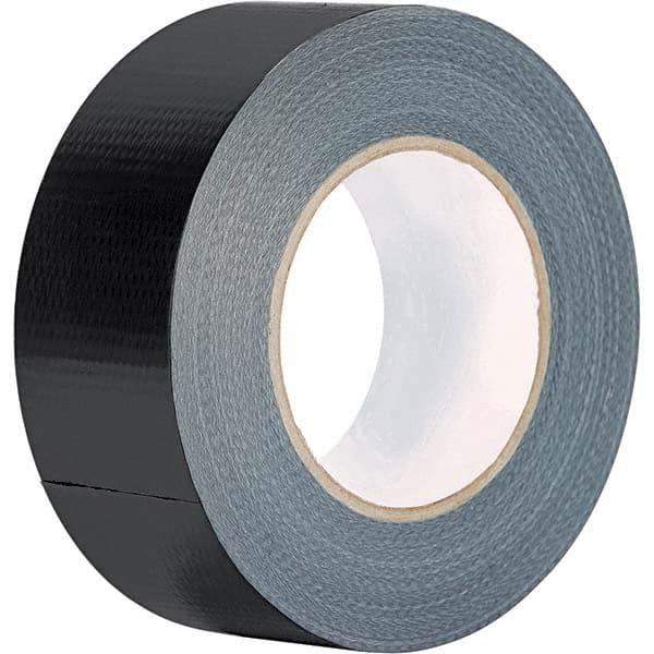 Value Collection - 60 Yd x 2" x 8.7 mil Black Polyethylene Cloth Duct Tape - Best Tool & Supply