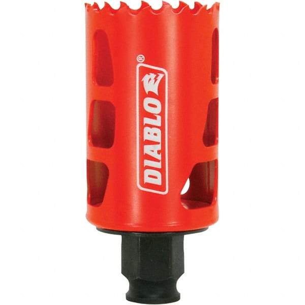 Freud - 1-5/8" Diam, 2-3/8" Cutting Depth, Hole Saw - Bi-Metal Saw, Toothed Edge - Best Tool & Supply