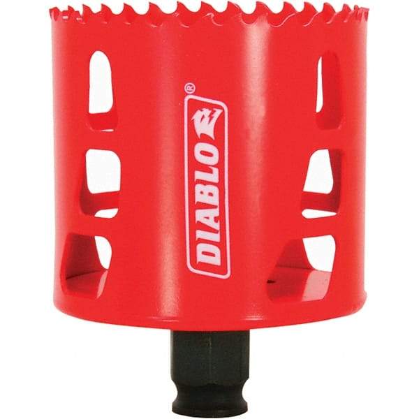 Freud - 2-3/4" Diam, 2-3/8" Cutting Depth, Hole Saw - Bi-Metal Saw, Toothed Edge - Best Tool & Supply