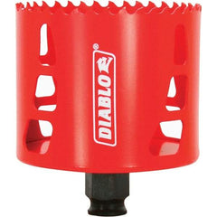 Freud - 3-1/8" Diam, 2-3/8" Cutting Depth, Hole Saw - Bi-Metal Saw, Toothed Edge - Best Tool & Supply