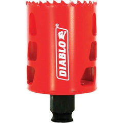 Freud - 2-1/8" Diam, 2-3/8" Cutting Depth, Hole Saw - Bi-Metal Saw, Toothed Edge - Best Tool & Supply