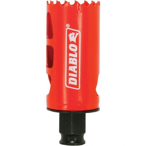 Freud - 1-3/8" Diam, 2-3/8" Cutting Depth, Hole Saw - Bi-Metal Saw, Toothed Edge - Best Tool & Supply