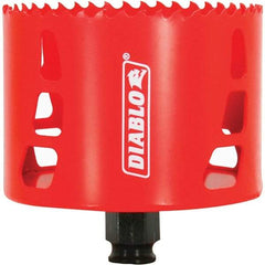 Freud - 3-5/8" Diam, 2-3/8" Cutting Depth, Hole Saw - Bi-Metal Saw, Toothed Edge - Best Tool & Supply