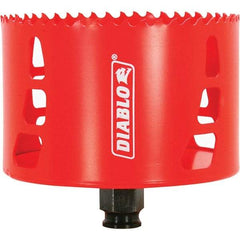 Freud - 4" Diam, 2-3/8" Cutting Depth, Hole Saw - Bi-Metal Saw, Toothed Edge - Best Tool & Supply