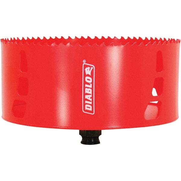 Freud - 6" Diam, 2-3/8" Cutting Depth, Hole Saw - Carbide-Tipped Saw, Toothed Edge - Best Tool & Supply