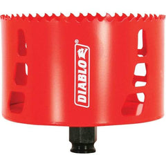 Freud - 4-1/4" Diam, 2-3/8" Cutting Depth, Hole Saw - Bi-Metal Saw, Toothed Edge - Best Tool & Supply