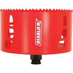 Freud - 4-3/4" Diam, 2-3/8" Cutting Depth, Hole Saw - Carbide-Tipped Saw, Toothed Edge - Best Tool & Supply