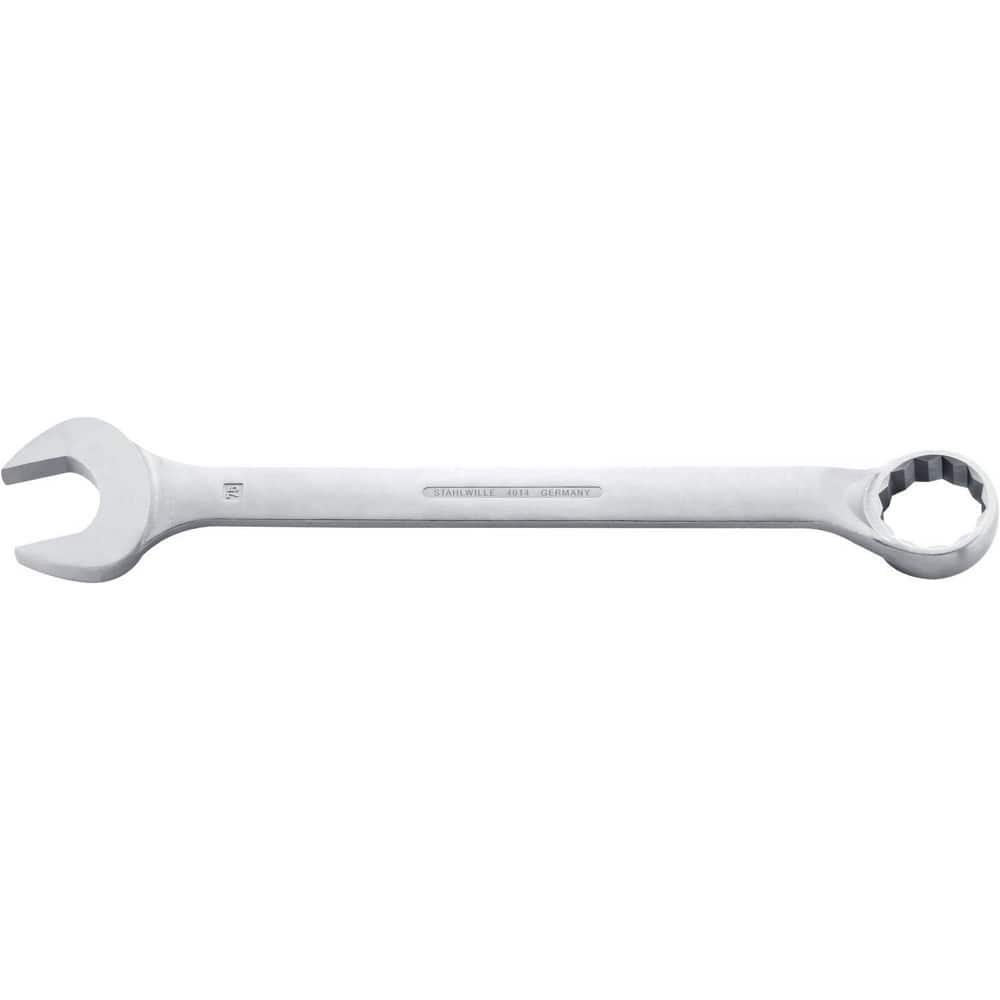 Combination Wrenches; Handle Type: Ergonomic; Tool Type: Metric; Head Type: Offset; Box End Type: 12-Point; Wrench Size (mm): 75.00; Material: Chrome Alloy Steel; Finish: Chrome-Plated; Head Offset Angle: 15; Opening Angle: 15; Overall Length (Decimal Inc