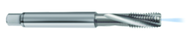 M8x1.25 6H 3-Flute Carbide Semi-Bottoming 15 degree Spiral Flute Tap-Bright - Best Tool & Supply