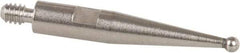 TESA Brown & Sharpe - 1mm Ball Diam, Steel, Ball Test Indicator Contact Point - 1/2" Contact Point Length, Use with Brown & Sharpe BesTest 599 Series - Best Tool & Supply