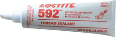 Loctite - 250 mL Tube, White, Medium Strength Paste Threadlocker - Series 592, 72 hr Full Cure Time, Hand Tool, Heat Removal - Best Tool & Supply