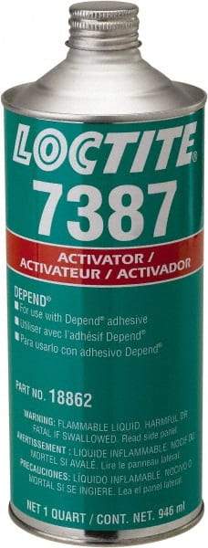 Loctite - 32 Fl Oz, Amber Adhesive Activator - Best Tool & Supply