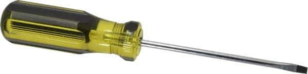 Stanley - Cabinet Slotted Screwdriver - Round Shank, Acetate Handle - Best Tool & Supply