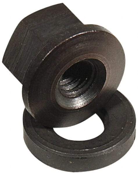 Jergens - 5/16-18 Steel Black Oxide Spherical Flange Nut - Best Tool & Supply