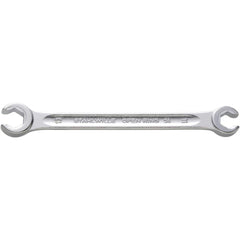 Flare Nut Wrenches; Type: Open End; Size (Inch): 22 mm; 19mm; Size (mm): 22 mm; 19mm; Head Type: Double; Offset; Opening Type: 12-Point Flare Nut; Head Offset Angle: 10; Non-sparking: No; Insulated: No; Magnetic: No; Corrosion-resistant: No; Ratcheting: N