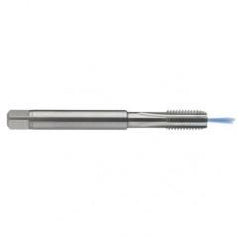 M10x1.0 6H 4-Flute Carbide Semi-Bottoming 15 degree Spiral Flute Tap-Bright - Best Tool & Supply