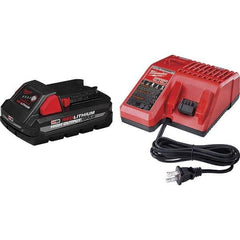 Milwaukee Tool - Power Tool Batteries Voltage: 18.00 Battery Chemistry: Lithium-Ion - Best Tool & Supply