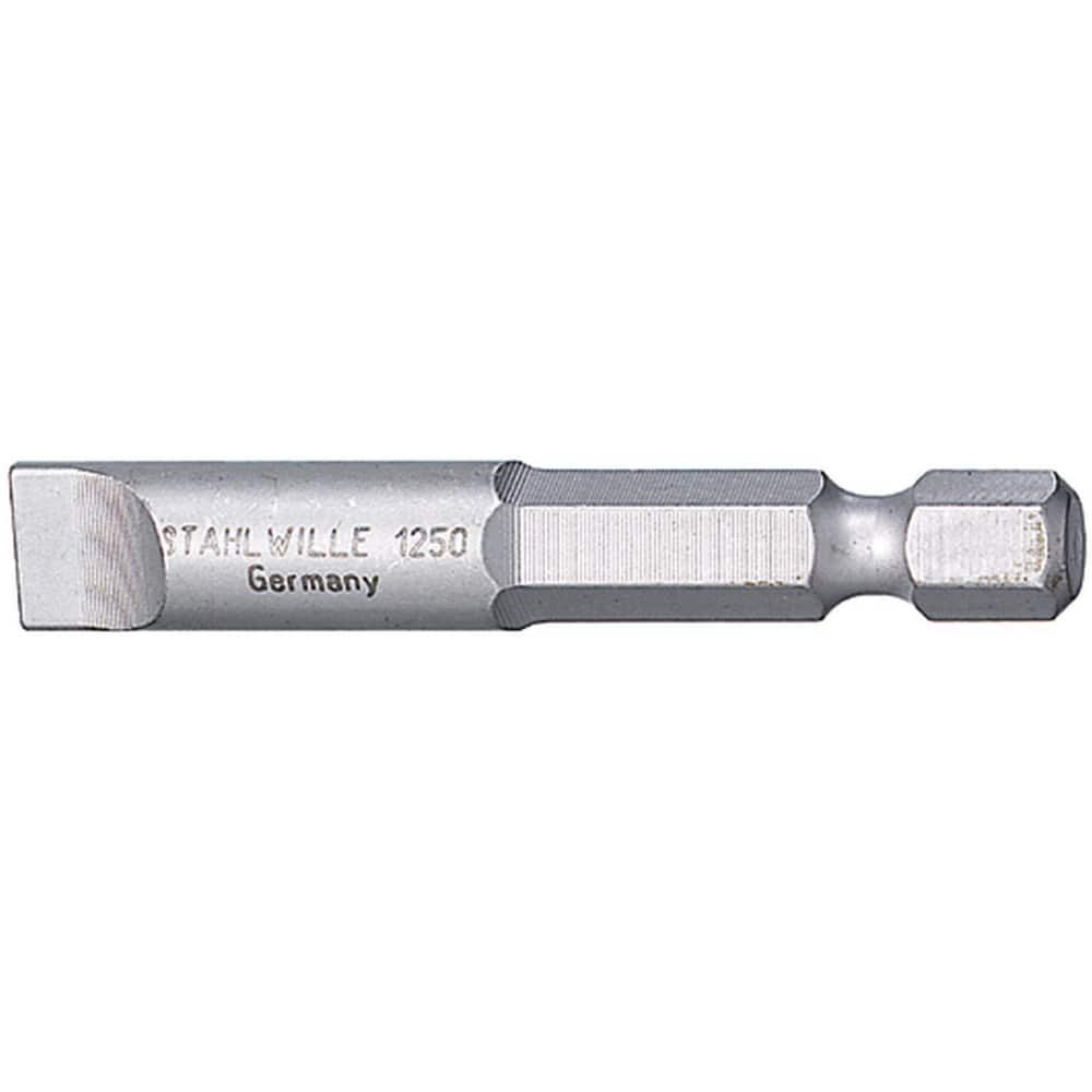 Power & Impact Screwdriver Bits & Holders; Bit Type: Slotted; Hex Size (Inch): 1/4 in; Blade Width (mm): 8.00; Blade Thickness (mm): 1.6000; Drive Size: 1/4 in; Body Diameter (mm): 1.600; Overall Length (Decimal Inch): 2.0000; Number Of Pieces: 1